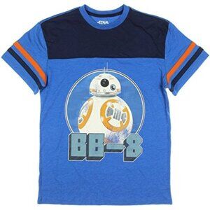 Star Wars BB-8 Astomech Droid Licensed Graphic Ringer T-Shirt - 2X, New